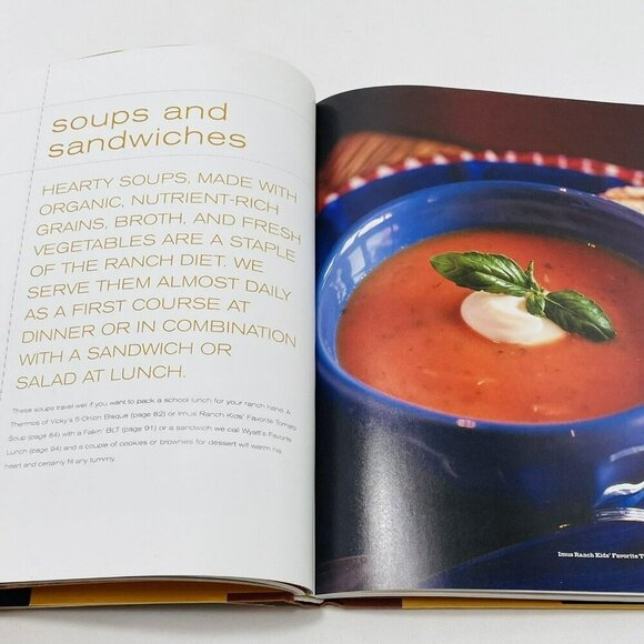 Imus Ranch Cooking Kids Cowboys Cookbook Recipe Healthy Vegetarian Cancer Vegan - Picture 9 of 12